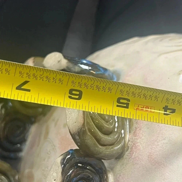 Decorative Pottery Coil Swirl Bowl Basket Signed Emily - Picture 12 of 13